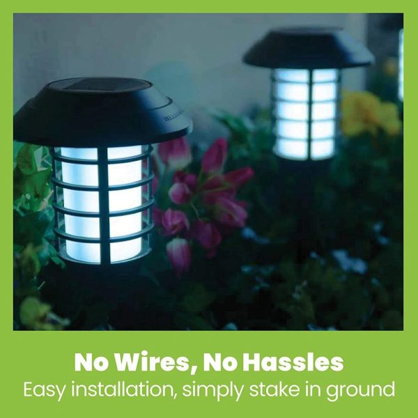 2-in-1 Solar Flame Lamp – Waterproof Outdoor LED Light for Garden, Lawn & Patio Decoration