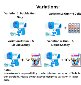 Bubble Bazooka Pro: Electric 2-in-1 Rocket Bubble Gun
