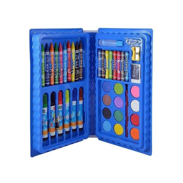 2-Piece All-In-One Kids’ Art Set – Crayons, Markers, Colored Pencils &amp; Creative Accessories  Inspire your child