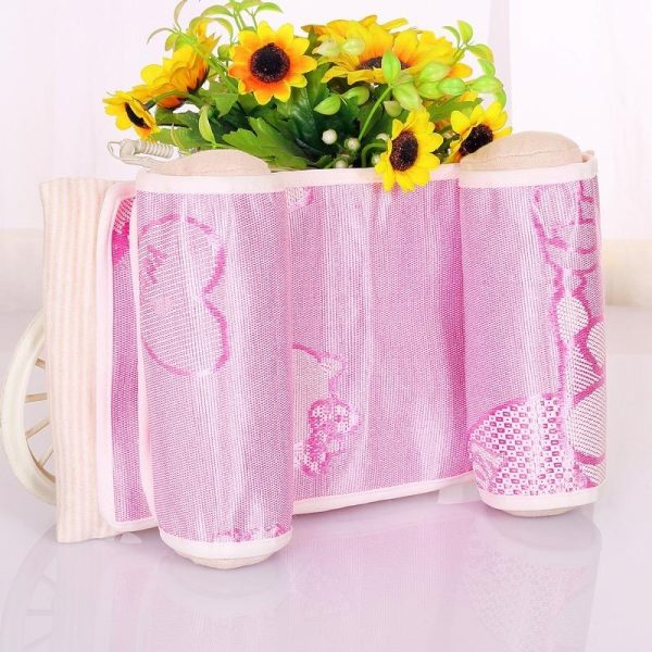 Head Shaping Baby Pillow – Neck Support Kids Anti Roll Pillow (Random Colors)