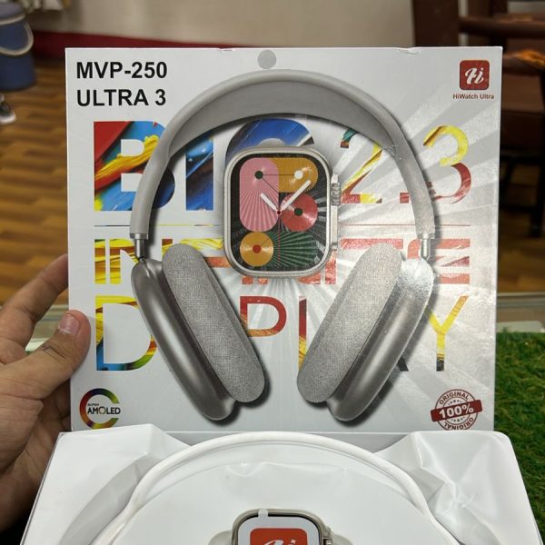 Hiwatch Ultra MVP-250 Smartwatch + Wireless Earbuds Combo