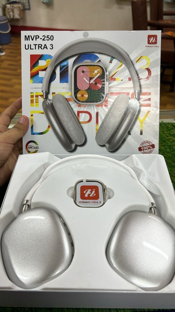 Hiwatch Ultra MVP-250 Smartwatch + Wireless Earbuds Combo