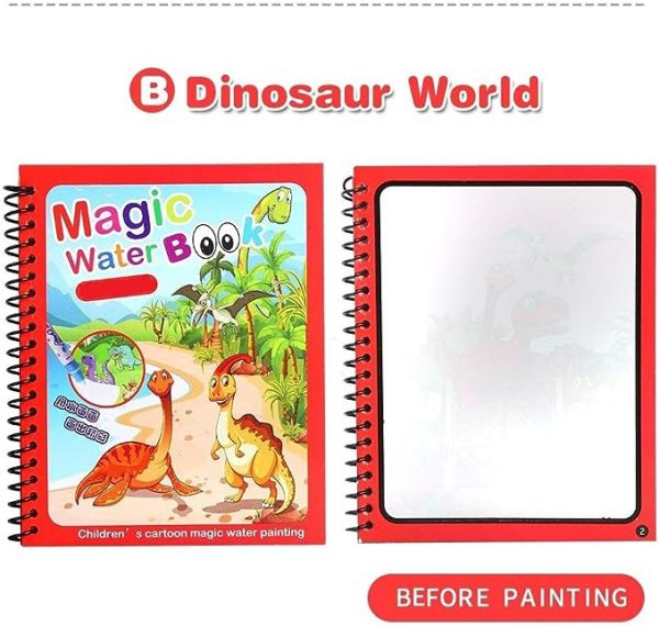 Magic Water Book Painting Drawing Coloring Book | Two for the price of one