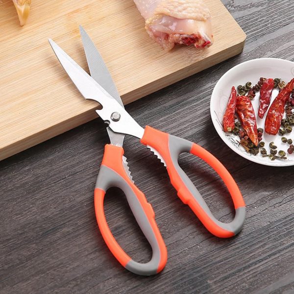 Stainless Steel Kitchen Scissors | Shears For Chicken Meat Vegetable