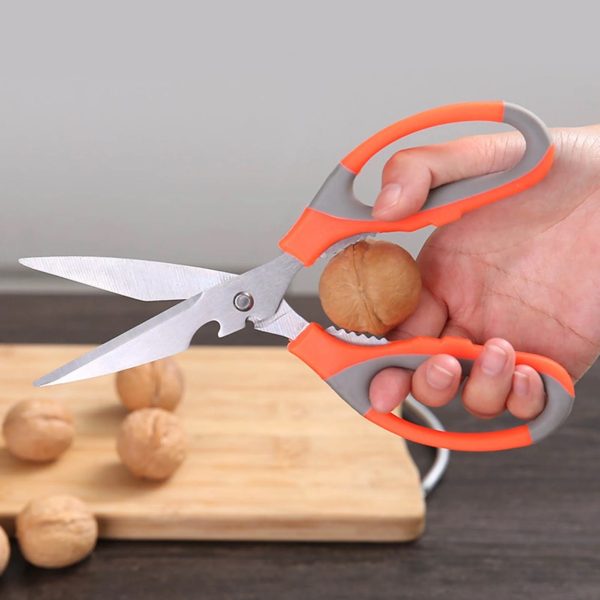 Stainless Steel Kitchen Scissors | Shears For Chicken Meat Vegetable